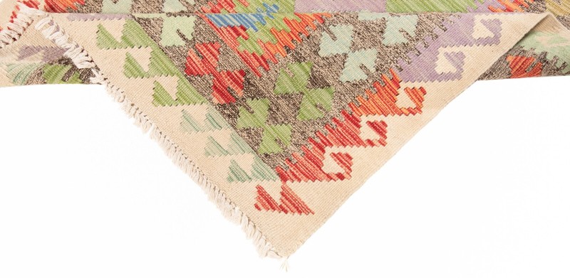 Kelim Afghan 288x89 cm Handwoven Oriental Carpet Rug Runner Kilim gallery