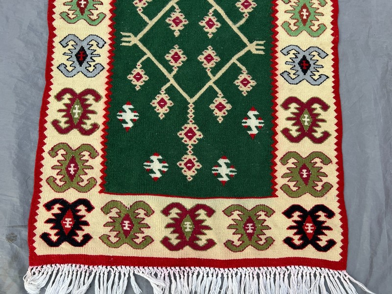 2'2x4'6 ft Vintage Handmade Afghan Kilim Runner Rug, Geometric Design gallery