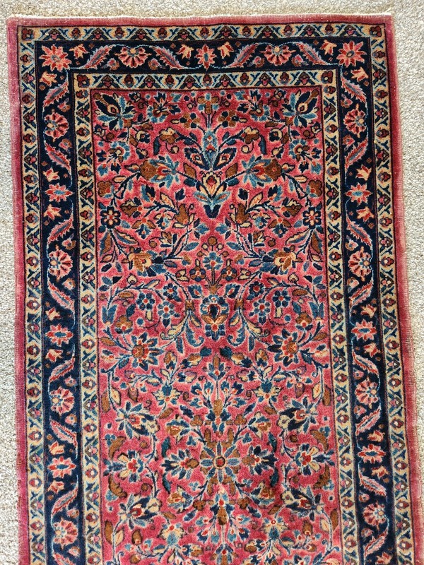 circa 1920s Manchester Kashaan Runner, 2'1" x 4'" gallery