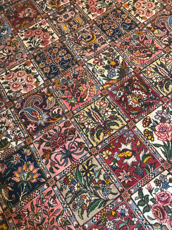 SEMI ANTIQUE. 14X10 HAND MADE RUG. FULL PILE. CARPET gallery