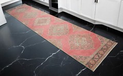 3×13 Runner Vintage Rug Turkish Rug Hand Made Hallway Rug Kitchen Decor Rug