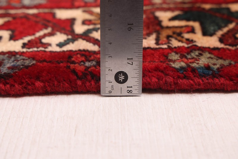 Vintage Black, Red Traditional 4'3" x 7'10" Hand-Knotted Oriental Wool Area Rug gallery