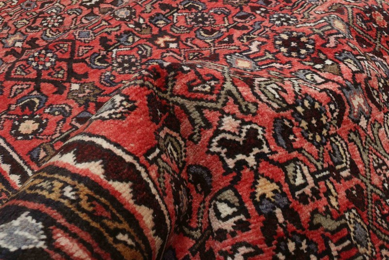 3'8" x 9'10" Vintage Hand-knotted Runner Rug Traditional Oriental Wool Carpet gallery