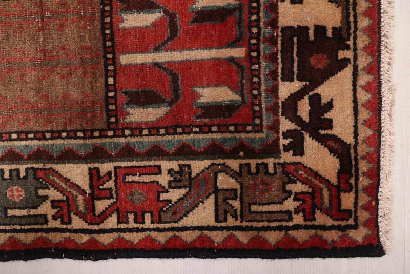 Traditional Vintage Hand-Knotted Area Rug 4'11" x 8'9" Oriental Wool Carpet gallery