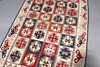 Medallion Grid Turkish Kilim 3' 7" x 5' 5" Cream Hand Knotted Area Rug gallery