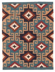 Vintage 4’9″ x 6’4″ Traditional Wool Hand Woven Oriental Area Rug