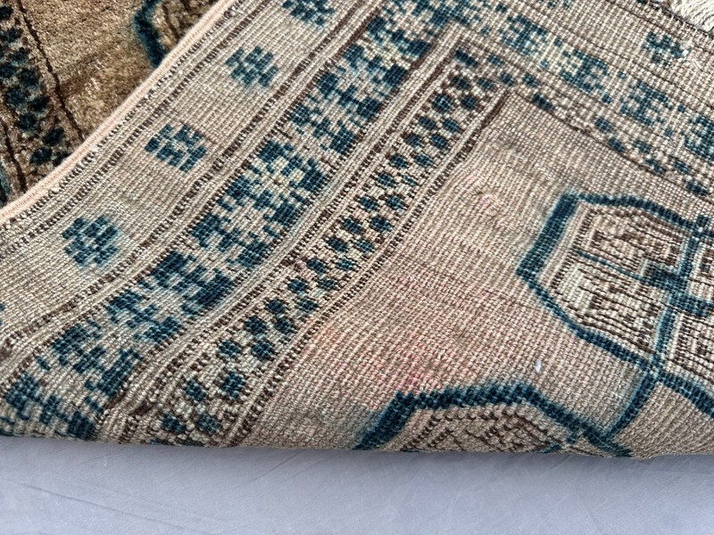 2'9 x 4'6 Vintage Afghan Turkoman Rug Hand Knotted Wool Tribal Bathroom Carpet gallery