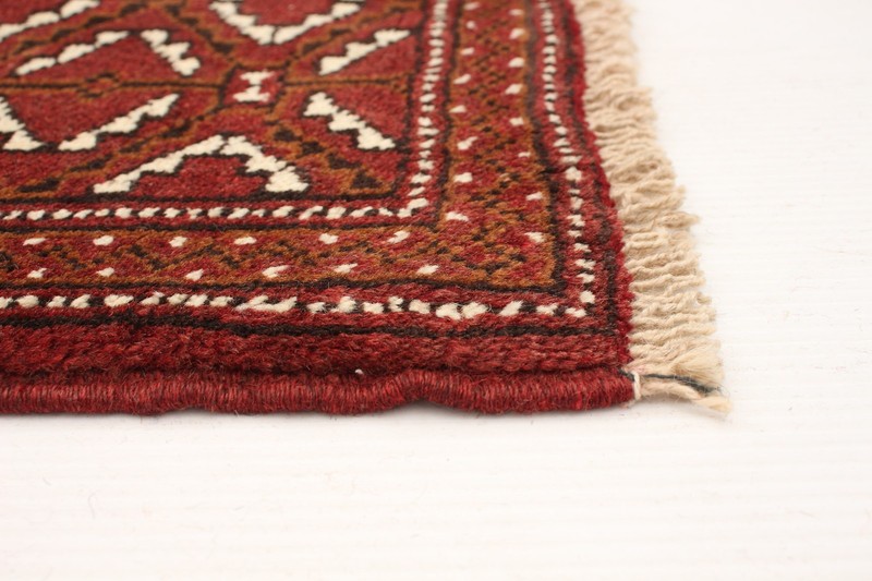 3'11" x 9'8" Vintage Hand-knotted Runner Rug Traditional Oriental Wool Carpet gallery