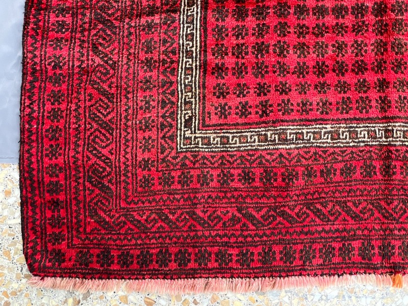 180 X 355 cm Vintage Natural Vegetable Dye Nomad Maldari Belouch Khowdani Carpet gallery