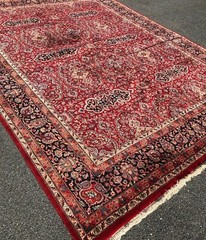 Fine Quality Handmade In India New Oriental Area Rug, Geometric & Tribal, 9×12