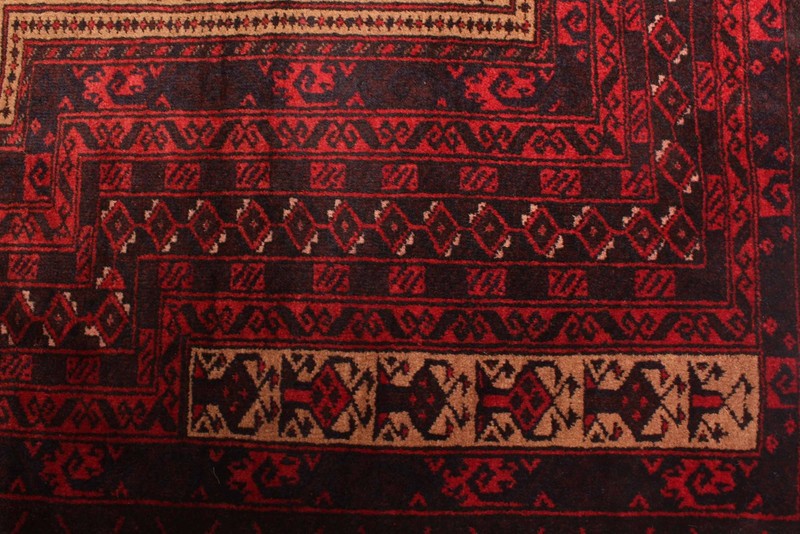 Traditional Vintage Hand-Knotted Oriental Carpet 2'11" x 4'8" Wool Area Rug gallery