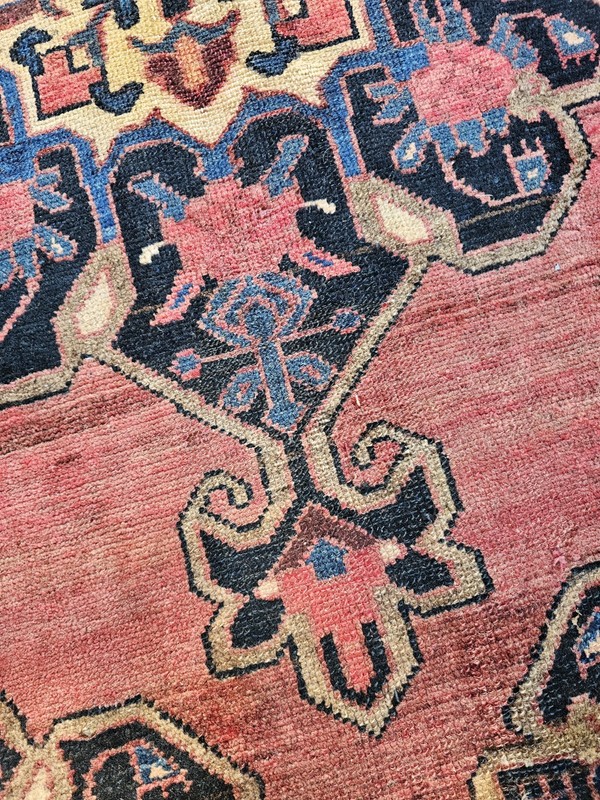 3.3 x 6.4 ANTIQUE KAZAK VINTAGE HERIZ RUG CAUCASIAN SERAPI OUSHAK KAZAK SHIRVAN gallery