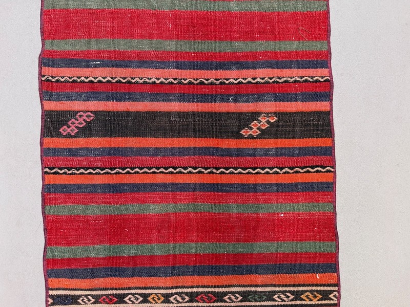 Narrow Kilim Runner 59x300 cm shabby chic, vintage Turkish kelim 2569 gallery