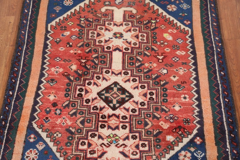 Nomadic Geometric Wool Vintage Foyer Rug 3x5 ft Hand-knotted Traditional Carpet gallery