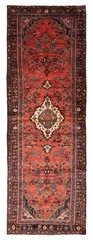3’7″ x 10’4″ Vintage Hand-knotted Runner Rug Traditional Oriental Wool Carpet