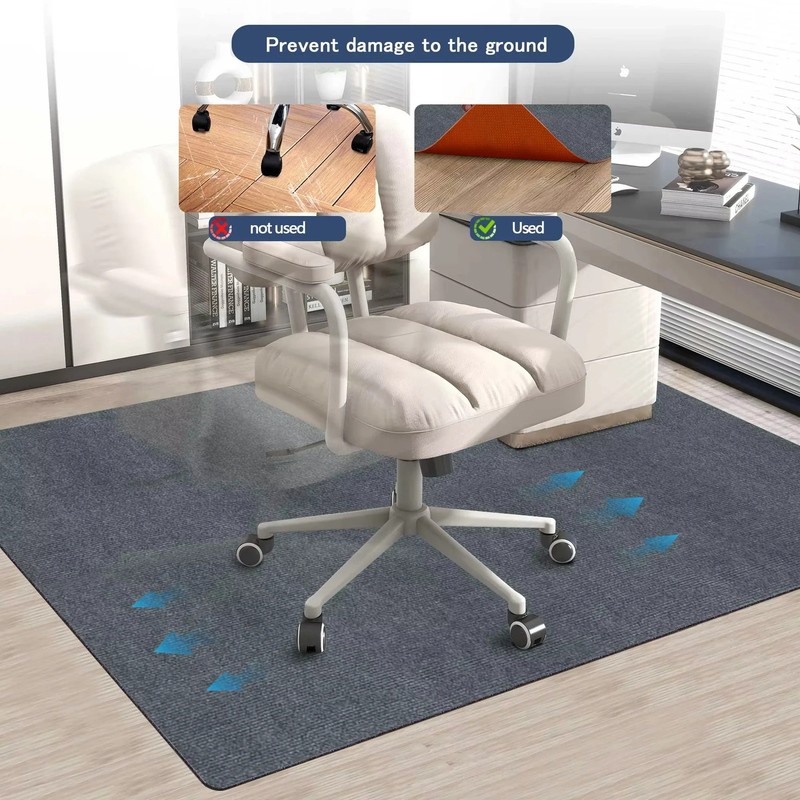 90x120cm chair mat work in hardwood Office Rolling Computer Gaming Chair Mat gallery