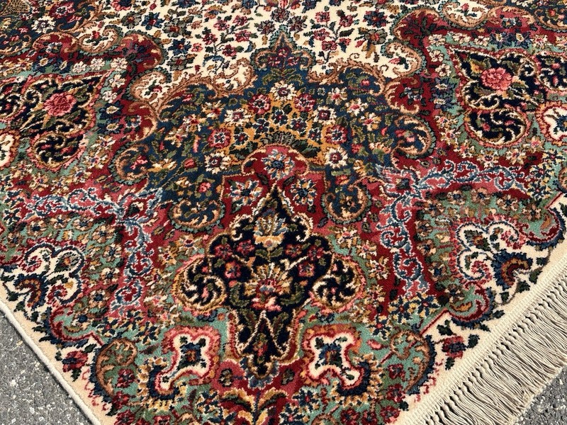 AUTHENTIC MINT KARASTAN FLORAL KIRMAN RUG 8.8x12 PATTERN #742 WE HAVE OTHERS gallery