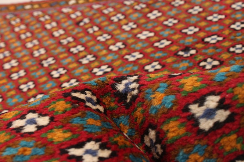 Traditional Vintage Hand-Knotted Area Rug 3'1" x 4'7" Oriental Wool Carpet gallery