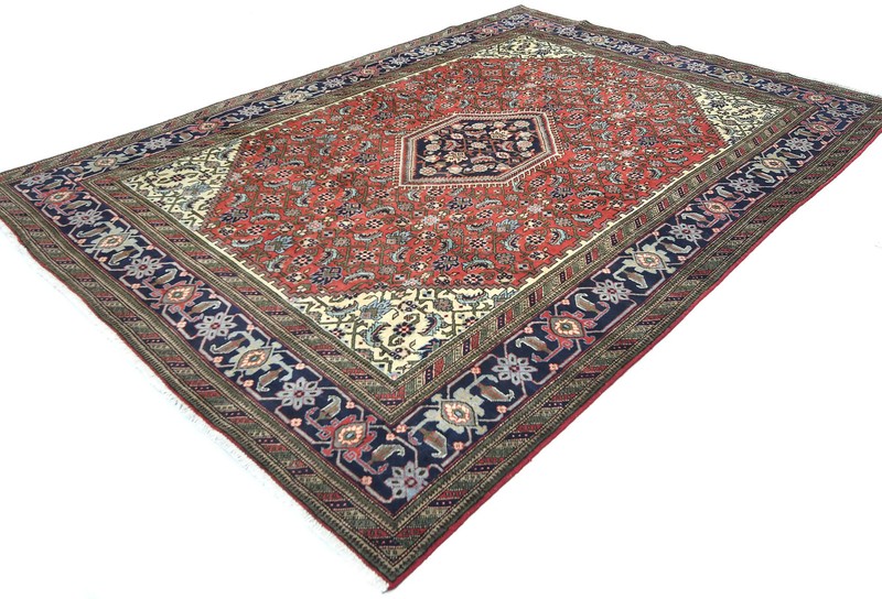 Vintage Handmade Oriental Rug 7X10 ft Geometric Classic Bedroom Decor Carpet gallery