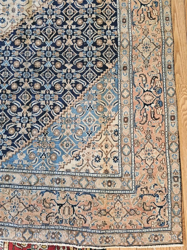 8.5 x 11.10 ANTIQUE FINE Quality USHAK CAUCASIAN VINTAGE SERAPI HERIZ KAZAK gallery