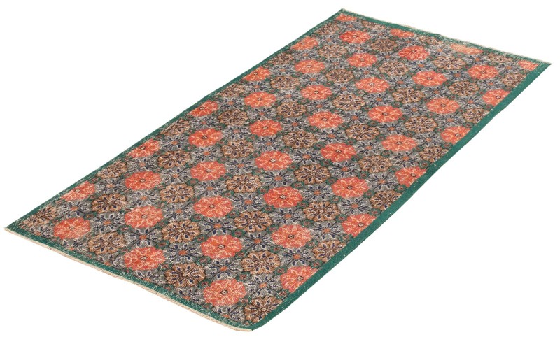 Vintage Hand-Knotted Carpet 3'5" x 6'7" Traditional Oriental Wool Area Rug gallery