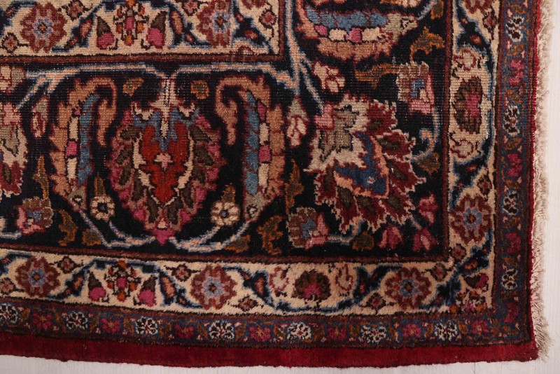 Vintage Hand-Knotted Carpet 8'2" x 11'2" Traditional Oriental Wool Area Rug gallery