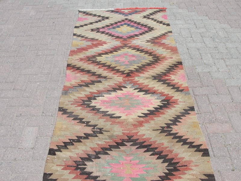 3x10 Turkish Kilim Rug Runner – Handmade Runner Rugs for Hallway gallery