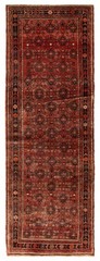 3’6″ x 9’11” Vintage Hand-knotted Runner Rug Traditional Oriental Wool Carpet