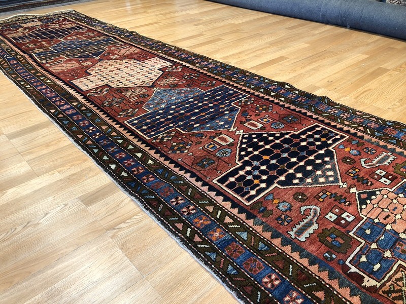 Tremendous Tribal - 1930s Antique Oriental Rug - Nomadic Runner - 3.6 x 12.6 ft. gallery
