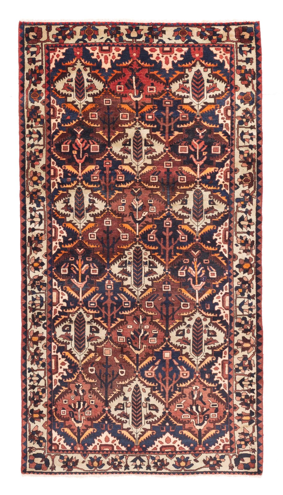 Vintage 5'3" x 9'8" Traditional Hand Knotted Vegetable Dye Wool Area Rug gallery