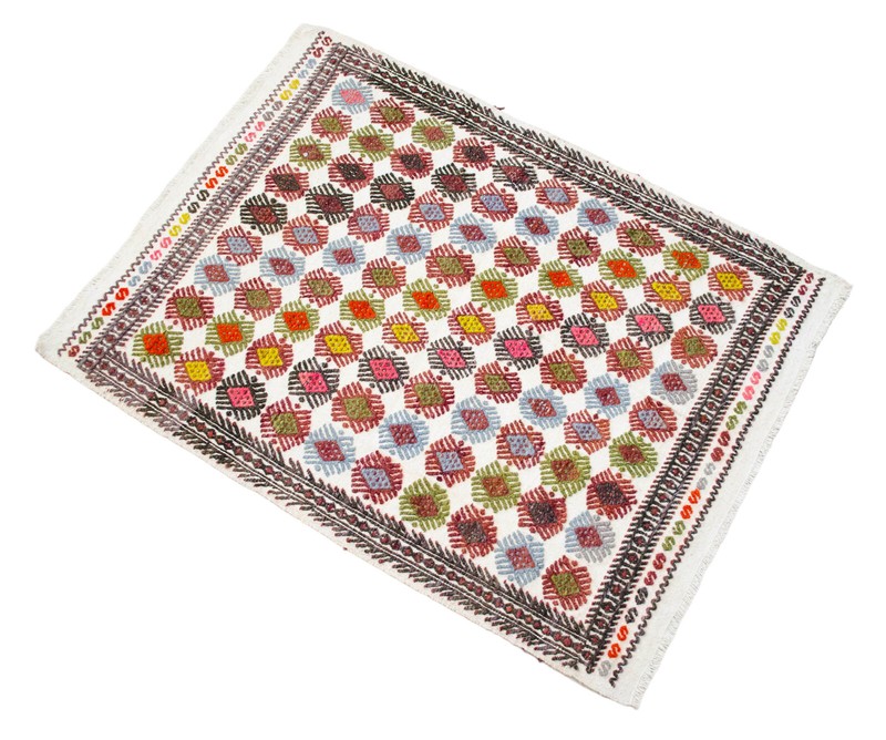 2x3 Rug HandMade Turkish Rug, Braided Sofreh Rug Vintage Small Rug 2′ x 2′9″ gallery
