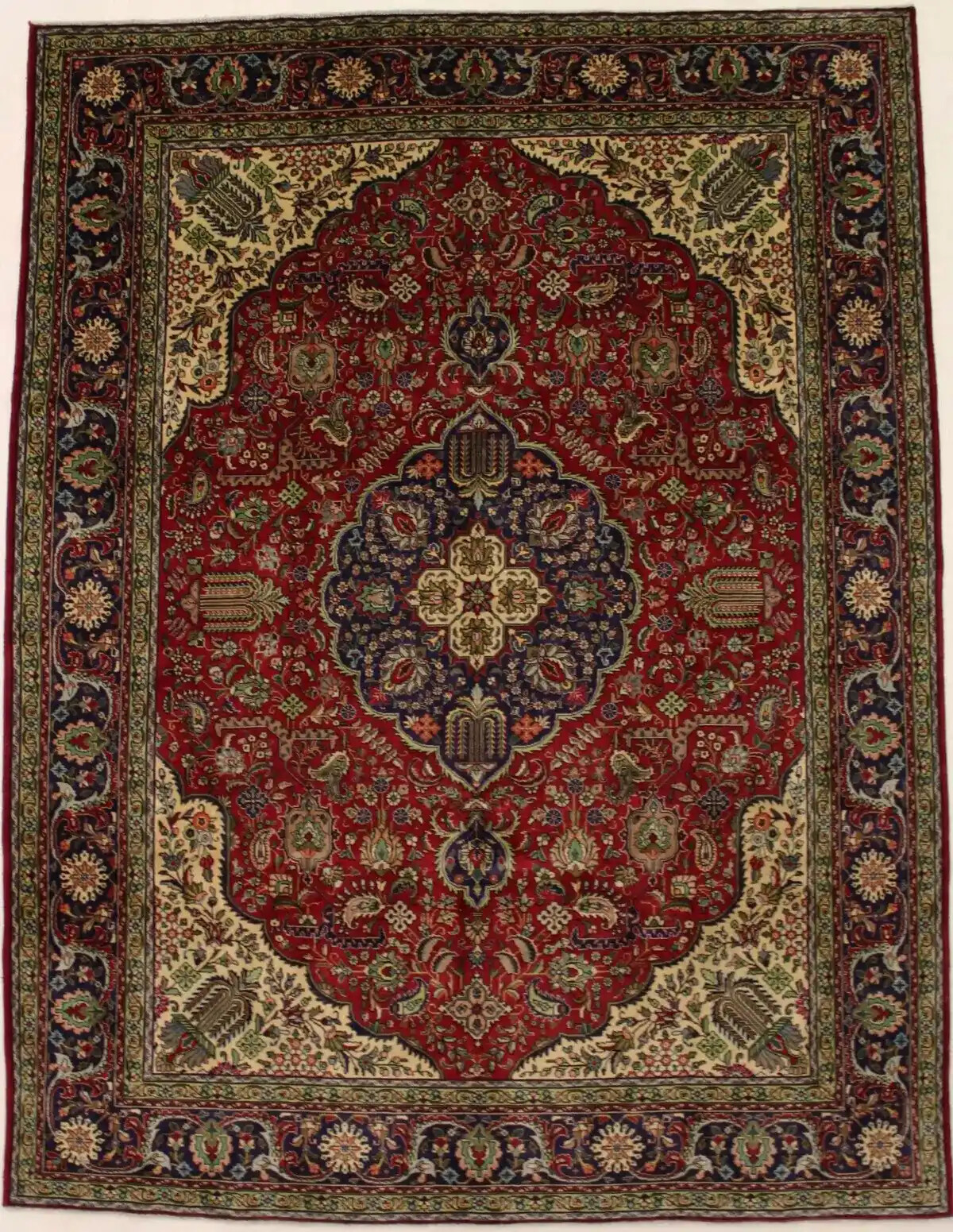 Handmade Vintage Oriental Rug Classic Floral Design Living Room Carpet 10X13 ft gallery