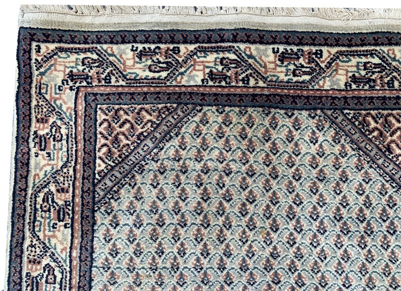Amazing Hand Knotted Vintage Badam Gul Wool Area Rug 4.5 x 2.5 Ft gallery