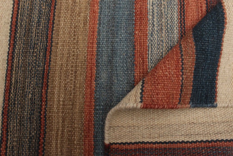 Vintage Hand Woven Area Rug 1'10" x 6'7" Traditional Wool Oriental Carpet gallery