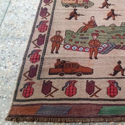 Handmade Afghan amazing Killim War rugs Great Quality Size 182x116cm gallery