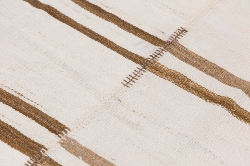 Vintage Minimal Kilim Rug,Striped Kilim Rug,Turkish Kilim Rug, 5'11 x 7'7 ft gallery