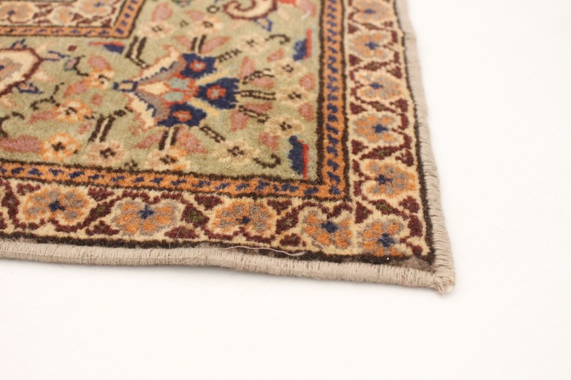 Vintage Hand-Knotted Carpet 6'4" x 9'5" Traditional Oriental Wool Area Rug gallery