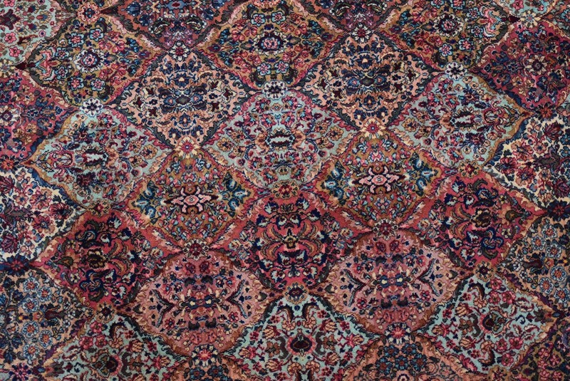 Vintage KARASTAN RUG 700 Series 717 Multi Color Panel Kirman 10x14 Nice gallery