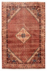 Traditional Vintage Hand-Knotted Area Rug 4’0″ x 6’6″ Oriental Wool Carpet