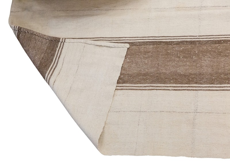 Authentic Turkish Kilim Rug 138x295 cm (4.5x9.7 ft) | Handmade Minimalist Rug gallery