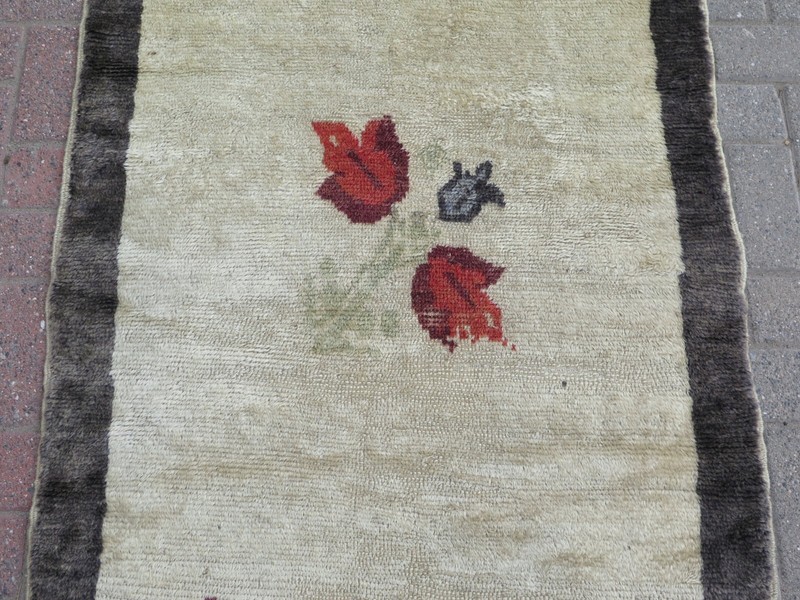 Vintage Rug, Area Rug, Wool Rug, Floral Carpet, Boho Rug, Turkish Carpet 36"x74" gallery