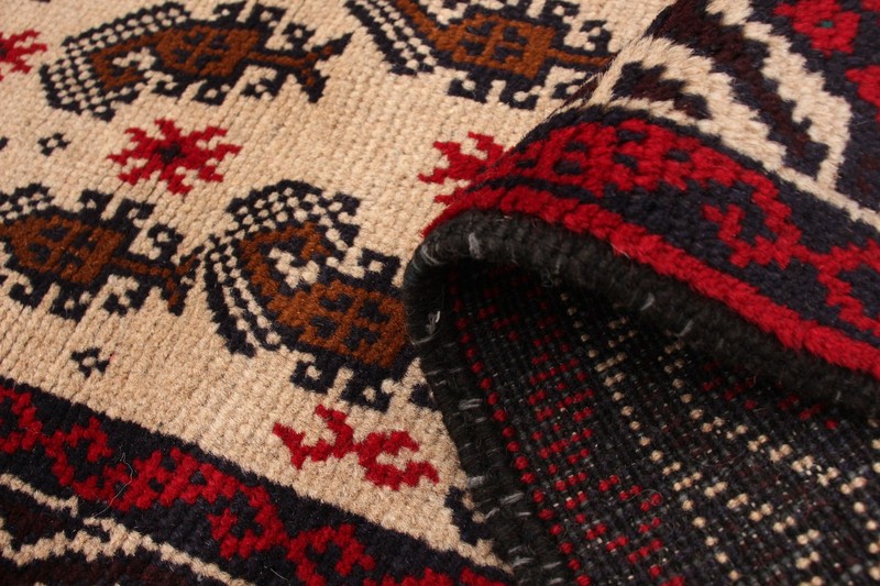 Vintage Hand-Knotted Area Rug 3'3" x 6'1" Traditional Oriental Wool Carpet gallery