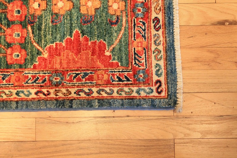 Hand-knotted Rug (Carpet) 9'X11'9, Choeb Rang mint condition gallery
