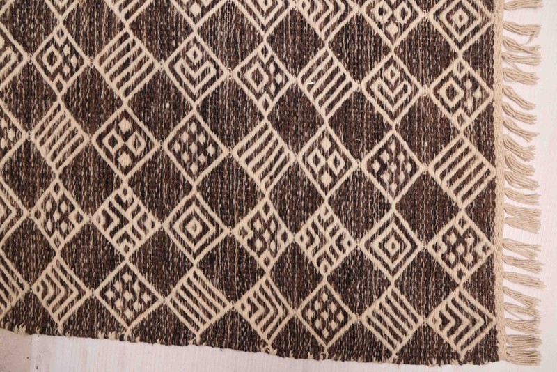 Vintage Hand Woven Area Rug 5'0" x 8'2" Traditional Wool Oriental Carpet gallery