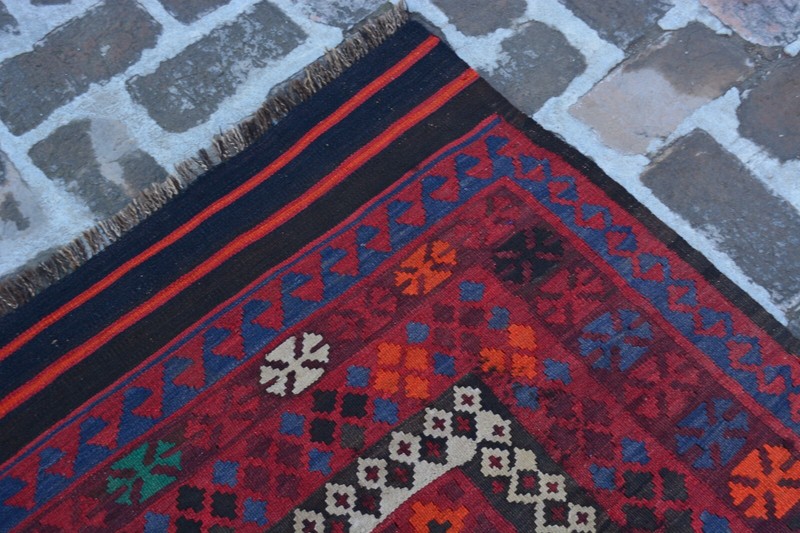 Afghan Handmade Vintage Tribal Maimana kilam Size 306X180 Cm gallery