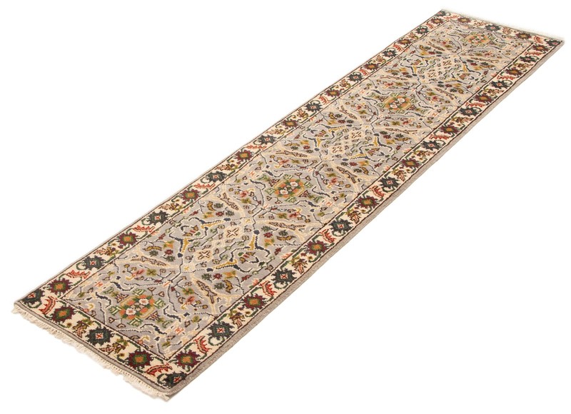 Vintage Hand-knotted Runner Rug 2'5" x 10'1" Traditional Oriental Wool Carpet gallery