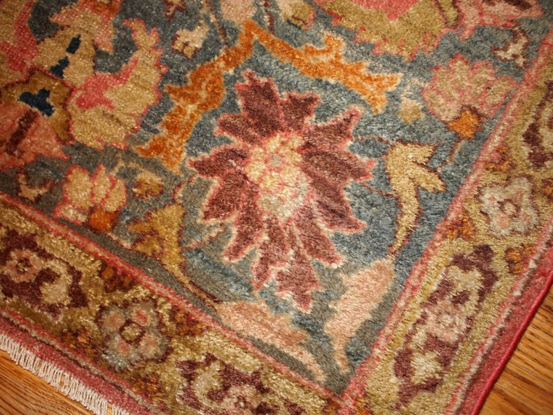 Handmade antique Indian Loristan rug 5.8' x 8.8' (176cm x 268cm) 1880s - 1B143 gallery