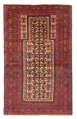 Vintage Traditional Hand-Knotted Area Rug 2’9″ x 4’7″ Oriental Wool Carpet