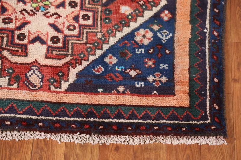 Nomadic Geometric Wool Vintage Foyer Rug 3x5 ft Hand-knotted Traditional Carpet gallery
