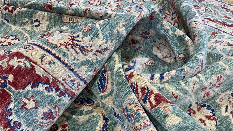 5x10ft Living Room Rug from Turkey | Hand-Knotted Turkish Oushak Rug gallery